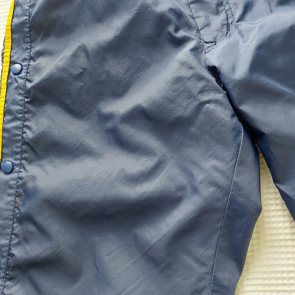 Polo Jeans Co. Ralph Lauren Windbreaker Short Pant Medium Blue Side Snap Button - Picture 7 of 11